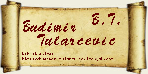 Budimir Tularčević vizit kartica
